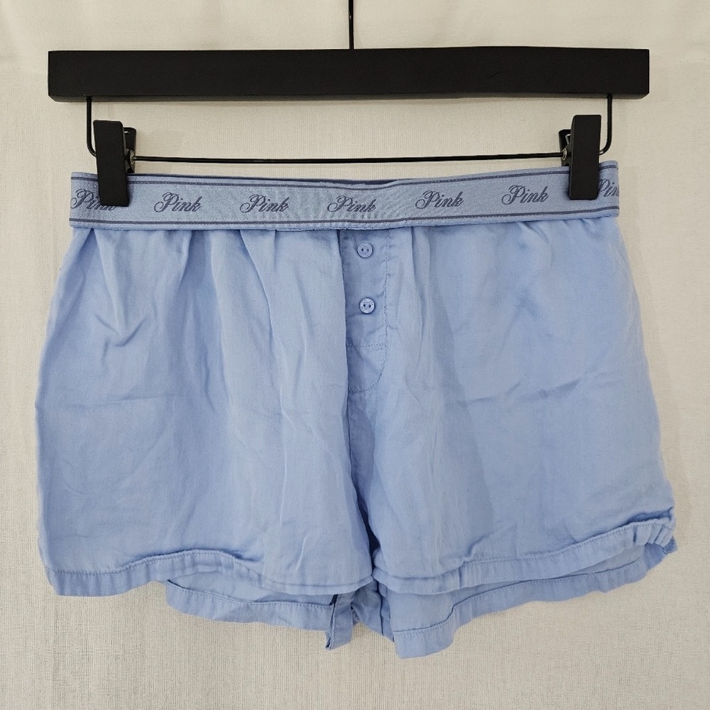 PINK Victoria's Secret Sky Blue boxer Shorts